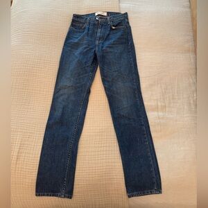 Reformation Cynthia Dark Blue Jeans